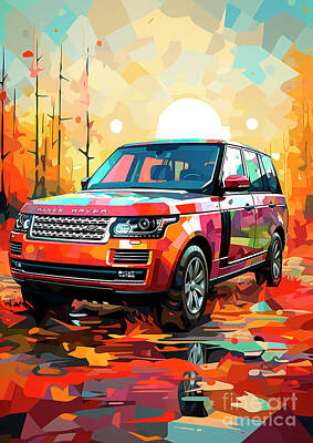Royalty-Free and Rights-Managed Images - Car 384 Land Rover Range Rover by Clark Leffler