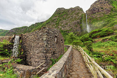 Gaugin Rights Managed Images - Cascata do Poco do Bacalhau and Path Royalty-Free Image by Danaan Andrew