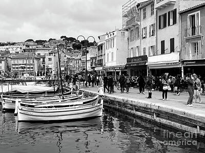 Discover Inventions - Cassis France in Monochrome 02 by Douglas Brown