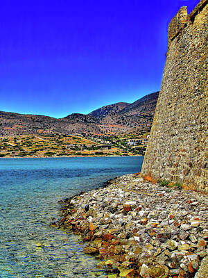 Travel Pics Digital Art Royalty Free Images - Castle wall. Royalty-Free Image by Andy i Za