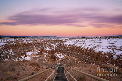 Royalty-Free and Rights-Managed Images - Cathedral Gorge At Dusk by Michael Ver Sprill