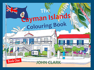 Colored Pencils - Cayman Colouring Book One Cover by John Clark