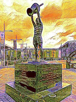 Football Royalty-Free and Rights-Managed Images - Celtic FC Legend Billy McNeill by Douglas Brown
