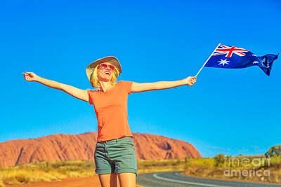 Cities Rights Managed Images - Central Australia tourism Royalty-Free Image by Benny Marty