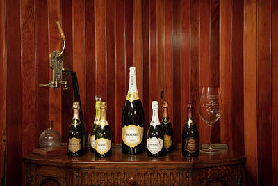 Wine Royalty-Free and Rights-Managed Images - Champagne Still Life by Rich Nicoloff