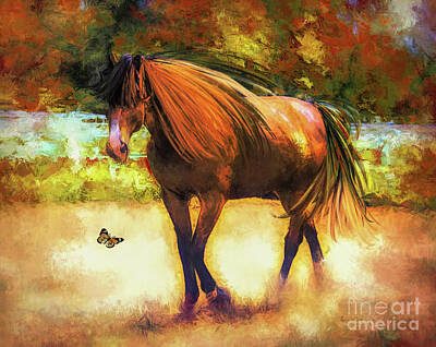 Animal Surreal - Chasing The Butterfly by Tina LeCour