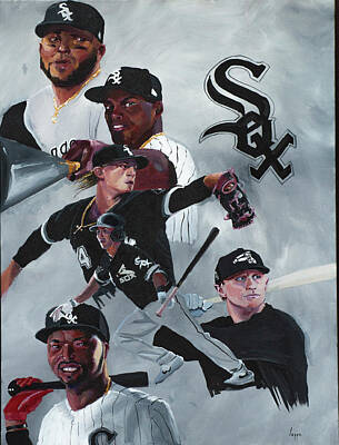 Baseball Royalty-Free and Rights-Managed Images - Chicago White Sox  by Steve Lappe