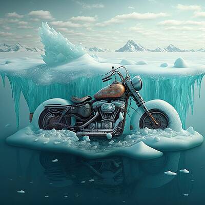 Transportation Digital Art Royalty Free Images - Chilled Out Cruiser Royalty-Free Image by iTCHY
