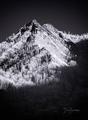 Dan Beauvais Royalty-Free and Rights-Managed Images - Chimney Tops 1182 by Dan Beauvais