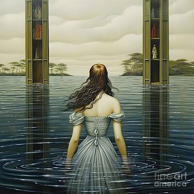 Surrealism Paintings - Choice by Mindy Sommers