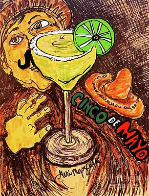 Food And Beverage Mixed Media Rights Managed Images - Cinco de Mayo Fifth of May Royalty-Free Image by Geraldine Myszenski