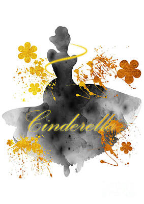 Black And White Beach Royalty Free Images - Cinderella - 13 Royalty-Free Image by Cute Potion Art Gallery
