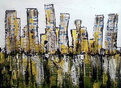 Cities Paintings - The Projects by Robert Wa