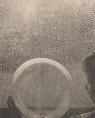 Whimsical Flowers - Clarence H White Drops of Rain 1903 by Artistic Rifki