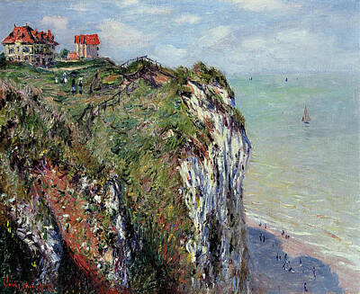 Queen - Claude Monet  The Cliff at Dieppe 1882 by Timeless Images Archive