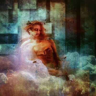 Fantasy Digital Art - Clouds  by Mario Sanchez Nevado