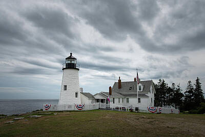 Target Threshold Photography - Cloudy Afternoon at Pemaquid Point Lighthouse 1 by Dimitry Papkov
