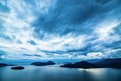 Royalty-Free and Rights-Managed Images - Cloudy Howe Sound 2 by Pelo Blanco Photo