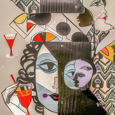 Wine Digital Art - Collage 52 by David Ridley