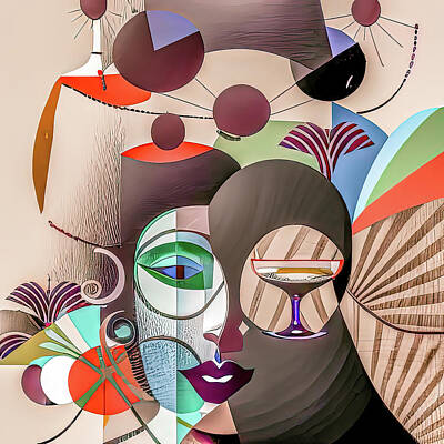 Wine Digital Art - Collage 60 by David Ridley