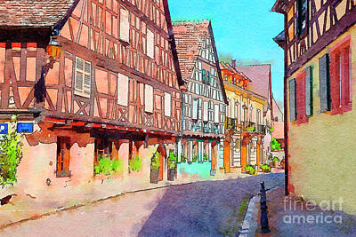 Nothing But Numbers Royalty Free Images - Colmar town, France Royalty-Free Image by Ariadna De Raadt