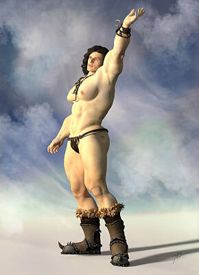 Fantasy Digital Art Rights Managed Images - Conan North Royalty-Free Image by Joaquin Abella