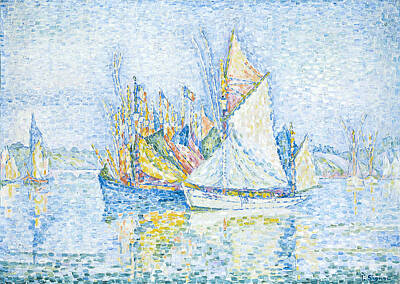 Royalty-Free and Rights-Managed Images - Concarneau by Paul Signac by Mango Art