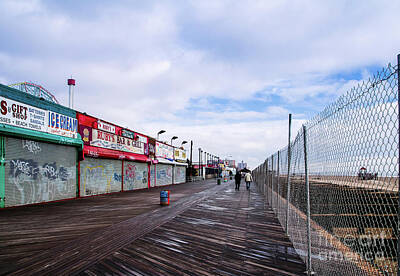 Sean Test - Coney Island on a cold winter day by Massimo Schianchi