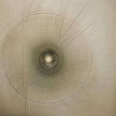 Michael Tompsett Maps - Contemporary Abstract Artwork 16 by Yo Pedro