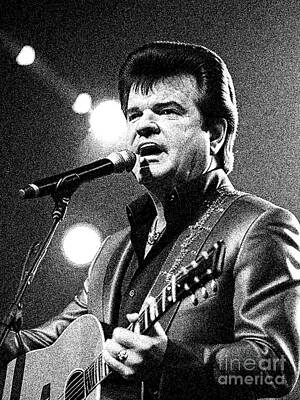 Jazz Photo Royalty Free Images - Conway Twitty, Music Legend Royalty-Free Image by Esoterica Art Agency