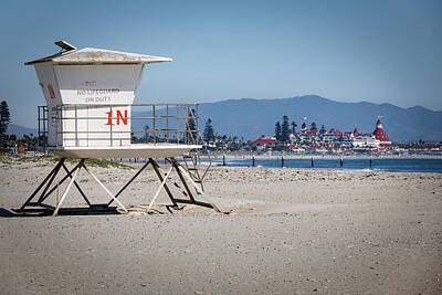Beach Photo Rights Managed Images - Coronado Beach View Royalty-Free Image by Bill Chizek