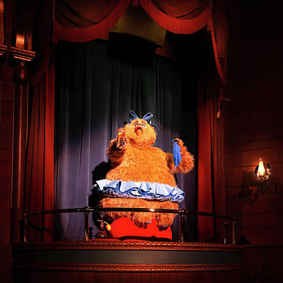 Vintage Baseball Players Rights Managed Images - Country Bear Jamboree - Trixie St. Claire Royalty-Free Image by Mark Andrew Thomas