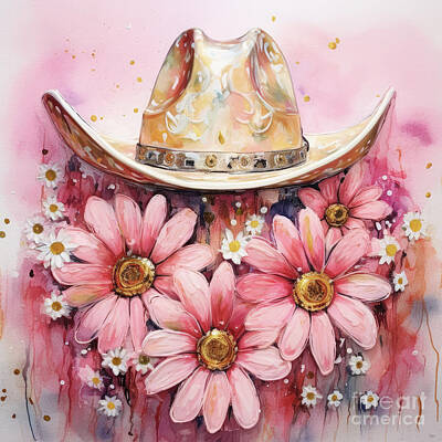 Royalty-Free and Rights-Managed Images - Cowgirl Hat by Tina LeCour