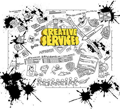 Blue Hues - Creative Services Merch by Brett Hardin