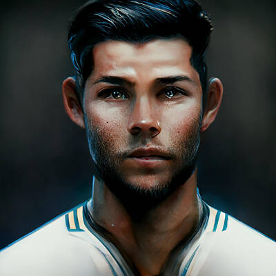 Athletes Rights Managed Images - Cristiano  Ronaldo  At  Real  Madrid    4k  Render    Real  8c461b66  6158  4a7a  45a1  47145541f1d1 Royalty-Free Image by MotionAge Designs