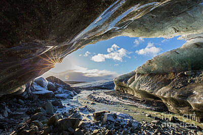 Driveby Photos - Crystal Ice Cave, Iceland by Arterra Picture Library