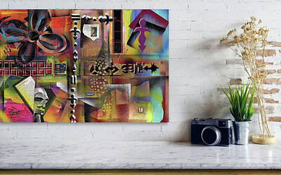 Jazz Rights Managed Images - Collect and Decorate with Culturally Relevant Fine Art Royalty-Free Image by Everett Spruill