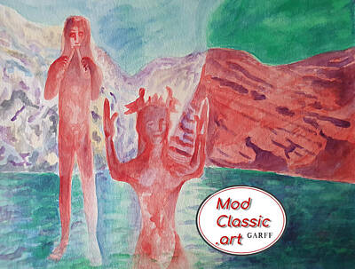 Movie Tees - Cycladic Tune ModClassic Art by Enrico Garff