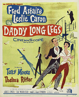 Royalty-Free and Rights-Managed Images - Daddy Long Legs - 1955 by Stars on Art