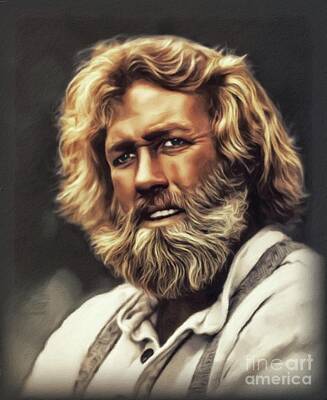 Celebrities Royalty-Free and Rights-Managed Images - Dan Haggerty, Actor by Esoterica Art Agency
