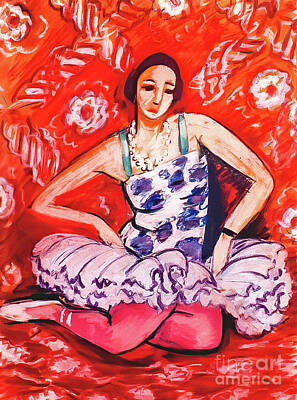 Only Orange - Dancer by Henri Matisse 1925 by Henri Matisse
