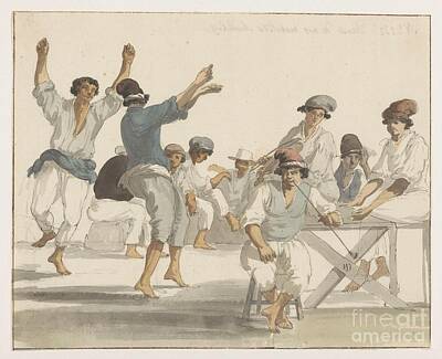 Anne Geddes - Dancing Maltese Sailors, Louis Ducros, 1778 by Shop Ability