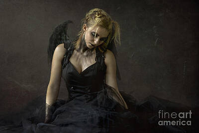 Fantasy Royalty-Free and Rights-Managed Images - Dark Angel by Diane Diederich