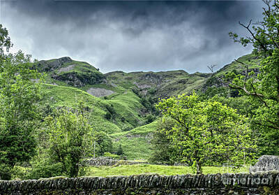 Back To School For Guys Royalty Free Images - Dark skies over Great Langdale, England Royalty-Free Image by Pics By Tony
