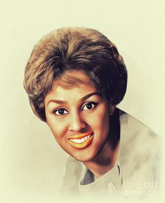Music Painting Rights Managed Images - Darlene Love, Music Legend Royalty-Free Image by Esoterica Art Agency
