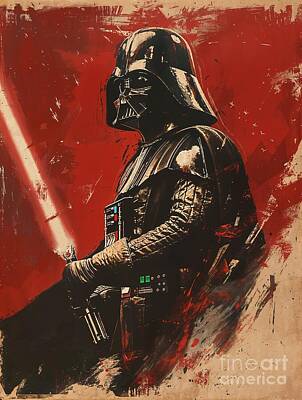 Scifi Portrait Collection - Darth Vader dramatic by Pixel  Chimp