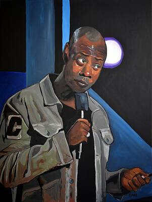 Comics Paintings - Dave Chappelle Standup by David Hinds