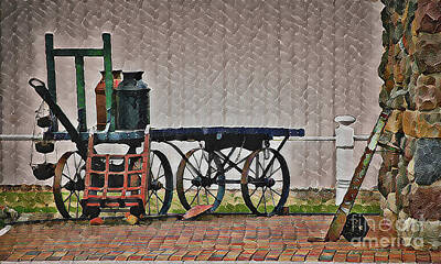 Garden Vegetables Rights Managed Images - Delivery Wagon  m4 Royalty-Free Image by Scott Polley