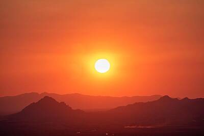 Ingredients Rights Managed Images - Desert Sunset Royalty-Free Image by Andy Dilling