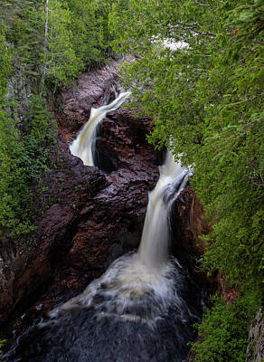 Design Turnpike Books Rights Managed Images - Devils Kettle Waterfall Minnesota Royalty-Free Image by Dan Sproul